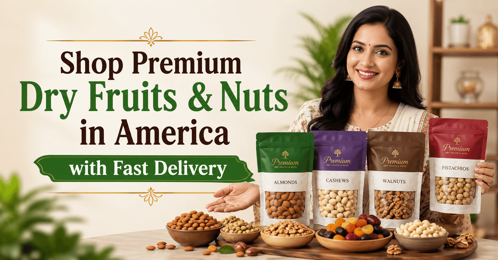 Shop Premium Dry Fruits & Nuts in America with Fast Delivery