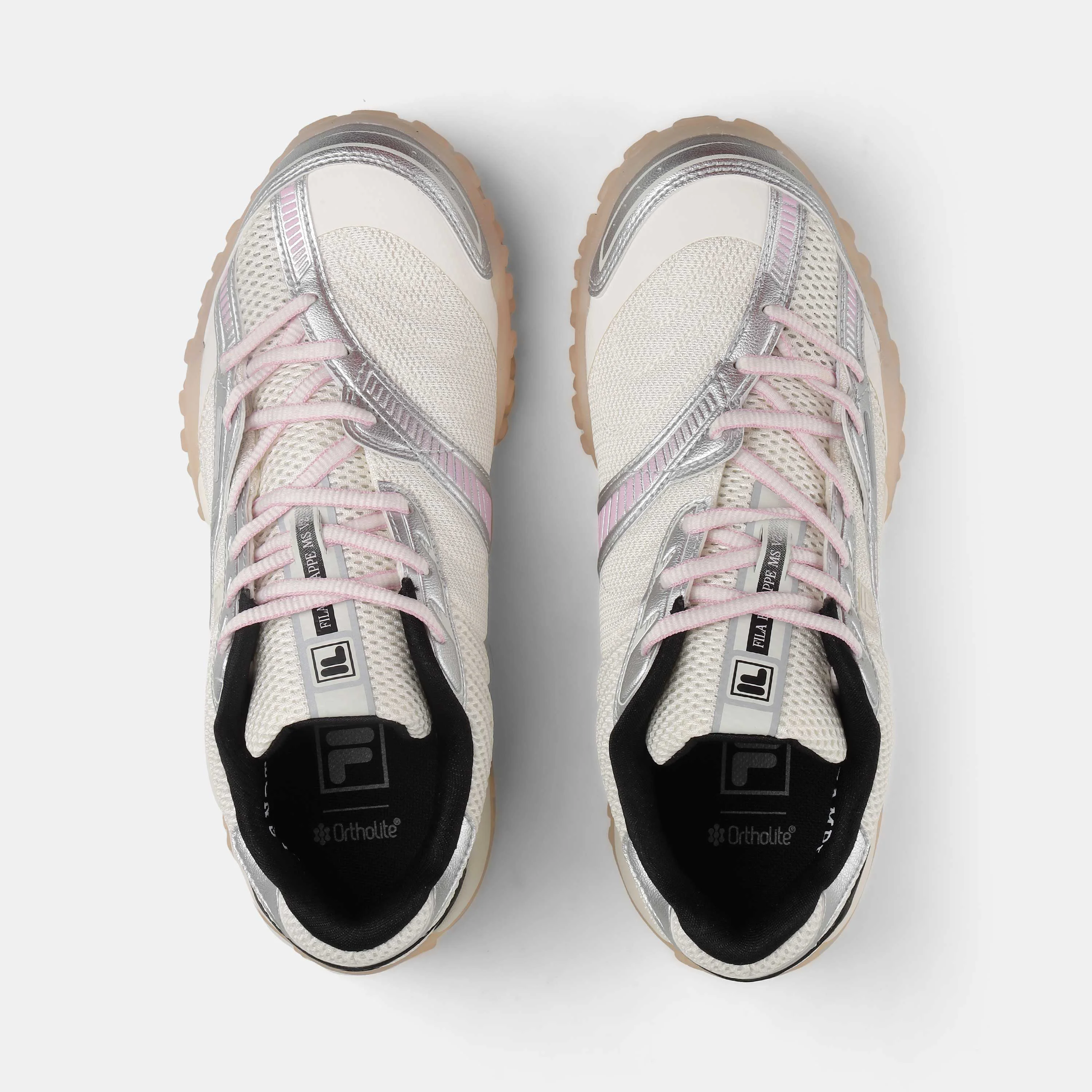 Fila Women White-Silver Echappe Ms V2 Shoes - image 1