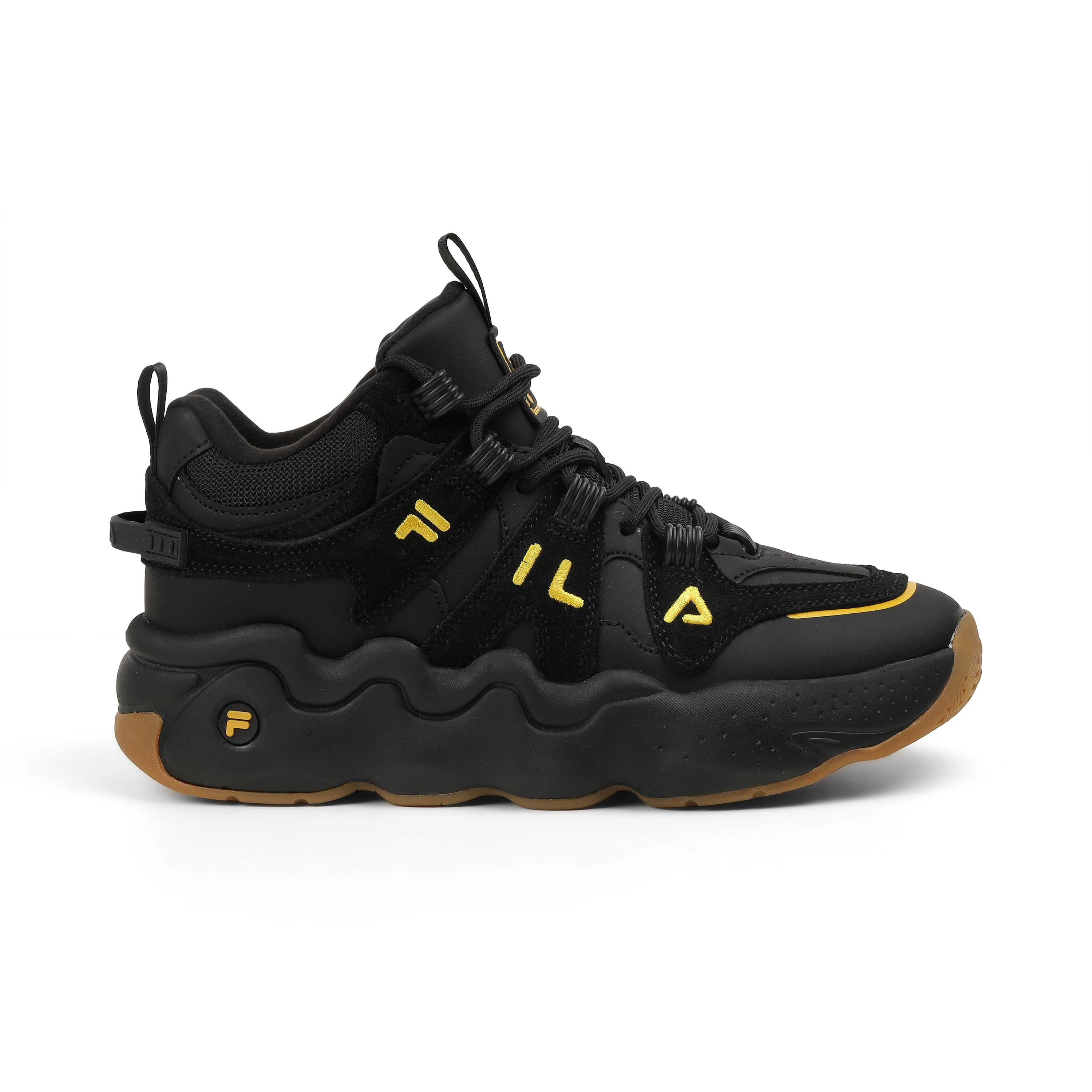 Fila Men Black-Gold Tss High Sneakers - image 2