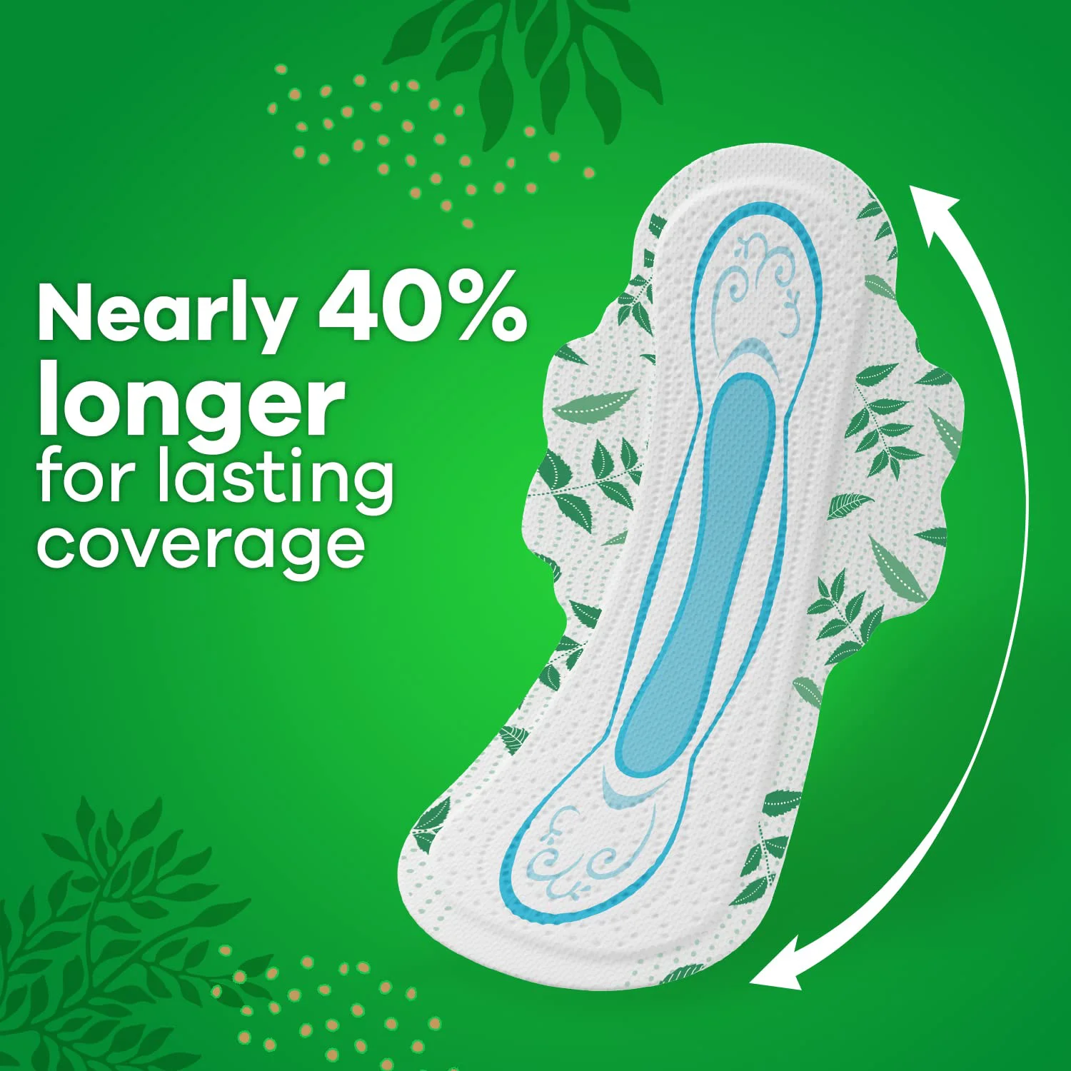 Whisper Ultra Clean Sanitary Pads for Women, XL+ 15 Napkins - image 2