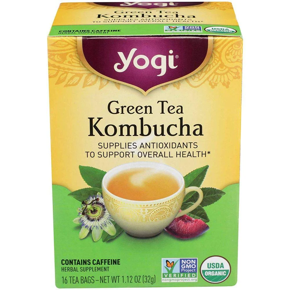 Yogi Green Tea Kombucha 16 Tea Bags 32 g - image 1