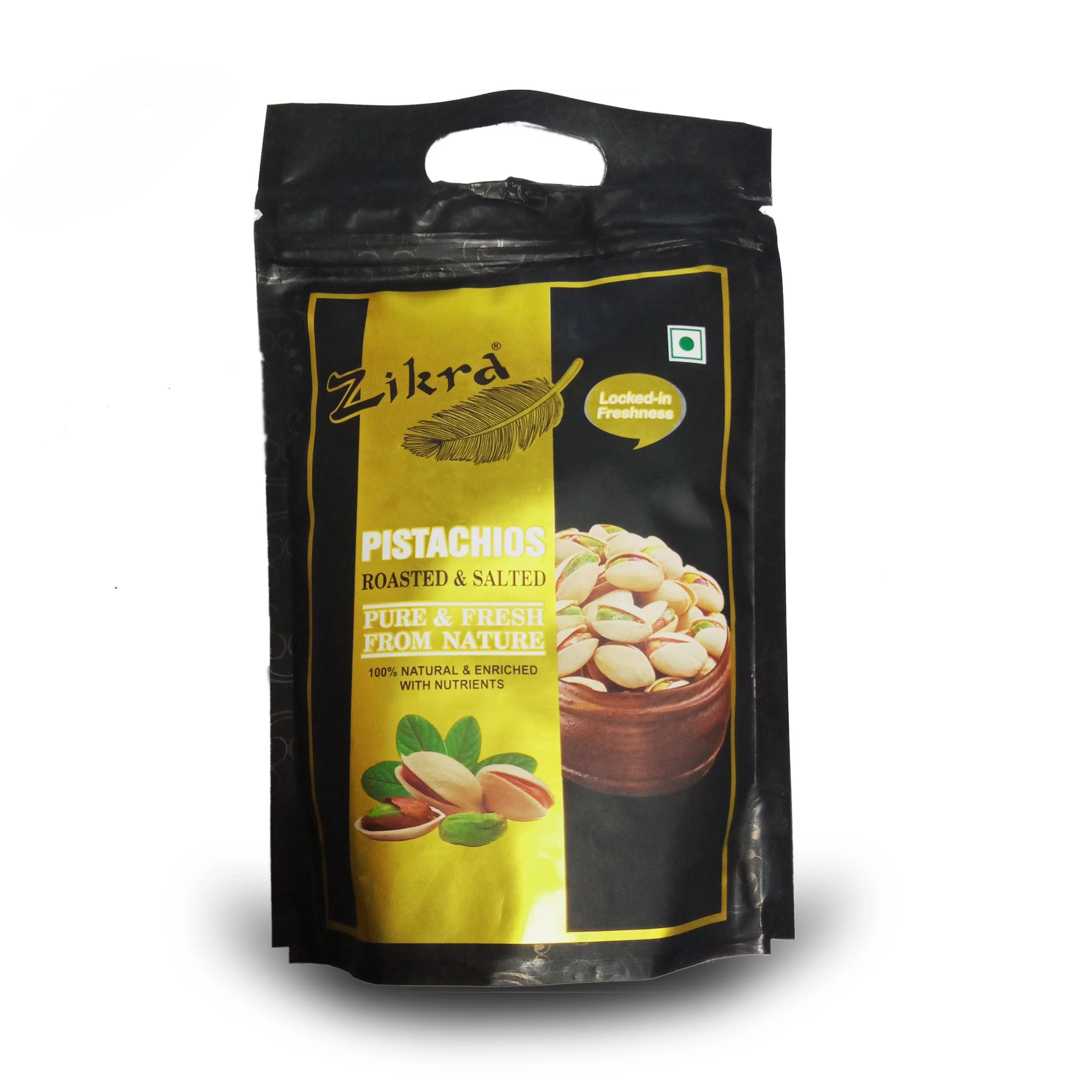 Zikra Pistachio Roasted & Salted , 250g Pouch