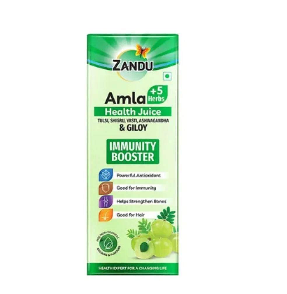 Zandu Amla + 5 Herbs Health Juice - 1L
