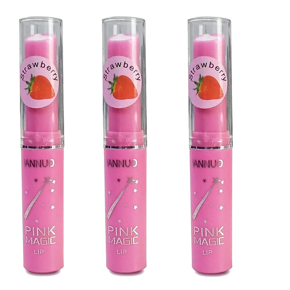 Zintalic Pink Magic Lip Balm (Attractive Pink) For Girls And Women's - Pack of 2 - image 2