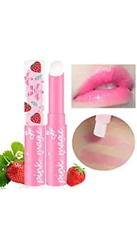 Zintalic Pink Magic Lip Balm (Attractive Pink) For Girls And Women's - Pack of 2 - image 1