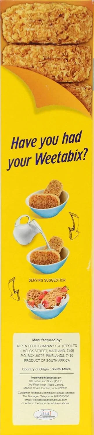 Weetabix Breakfast Cereals Original Made With Whole Grain Breakfast Milk Yogurt Low In Sugar - 225gm - image 2