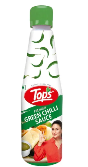 Tops Green Chilli Sauce - 650g