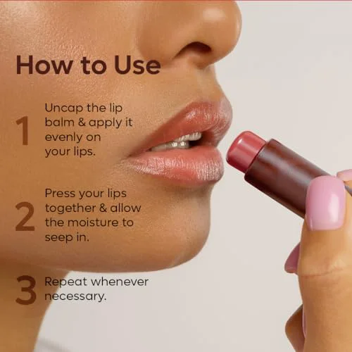 mCaffeine Tinted Lip Balm for Dry & Chapped Lips | 24 Hour Moisturization With Sheer Pink Tint | Choco Lip balm with Cocoa Butter & Berry Extract For Men & Women | For All Skin Types - image 2