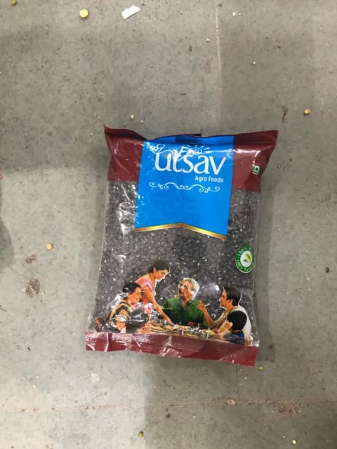 Utsav Urad Kali Dal (Whole), 500g