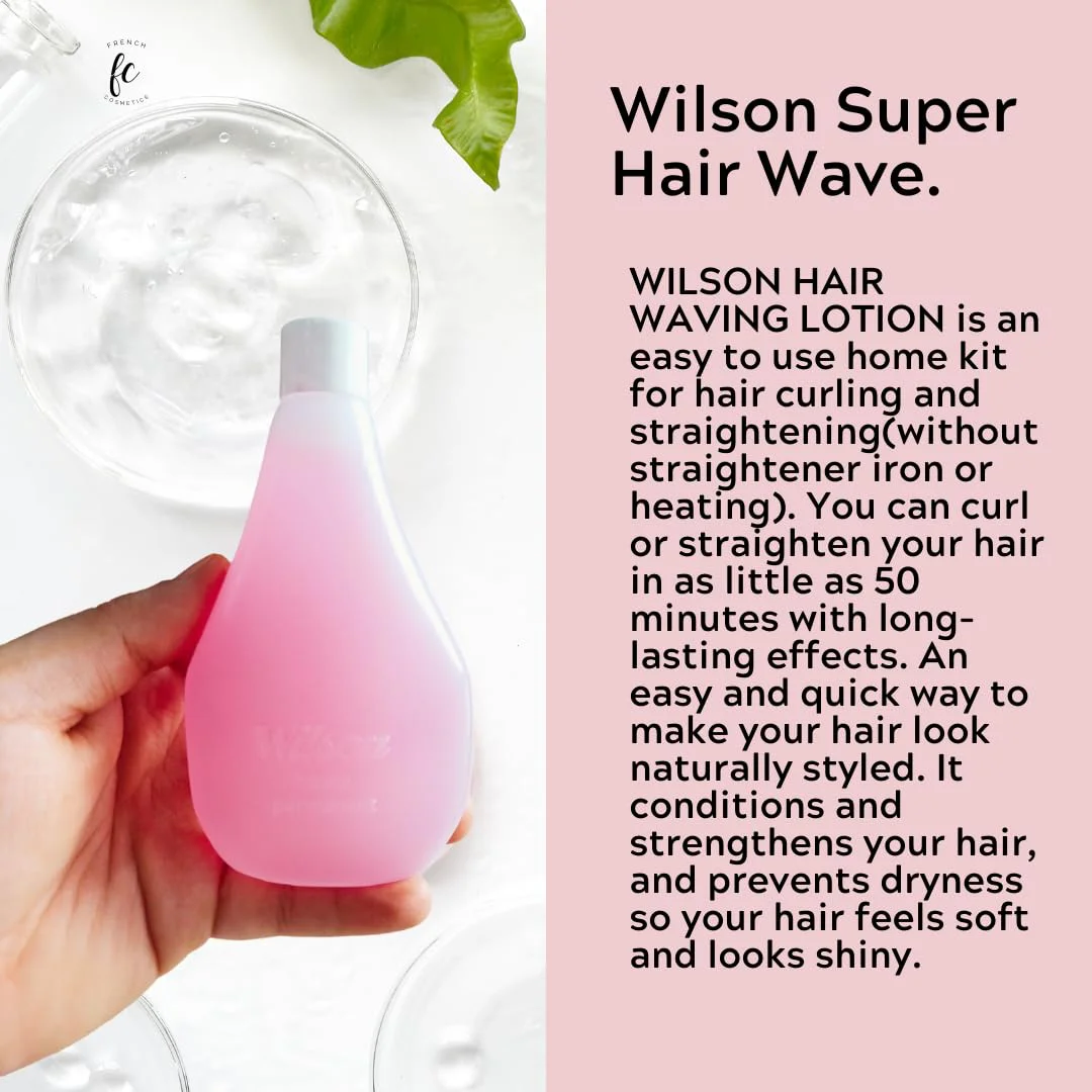 WILSON Super Hair Waving Lotion - Home Permanent (Baby Pink) - image 2