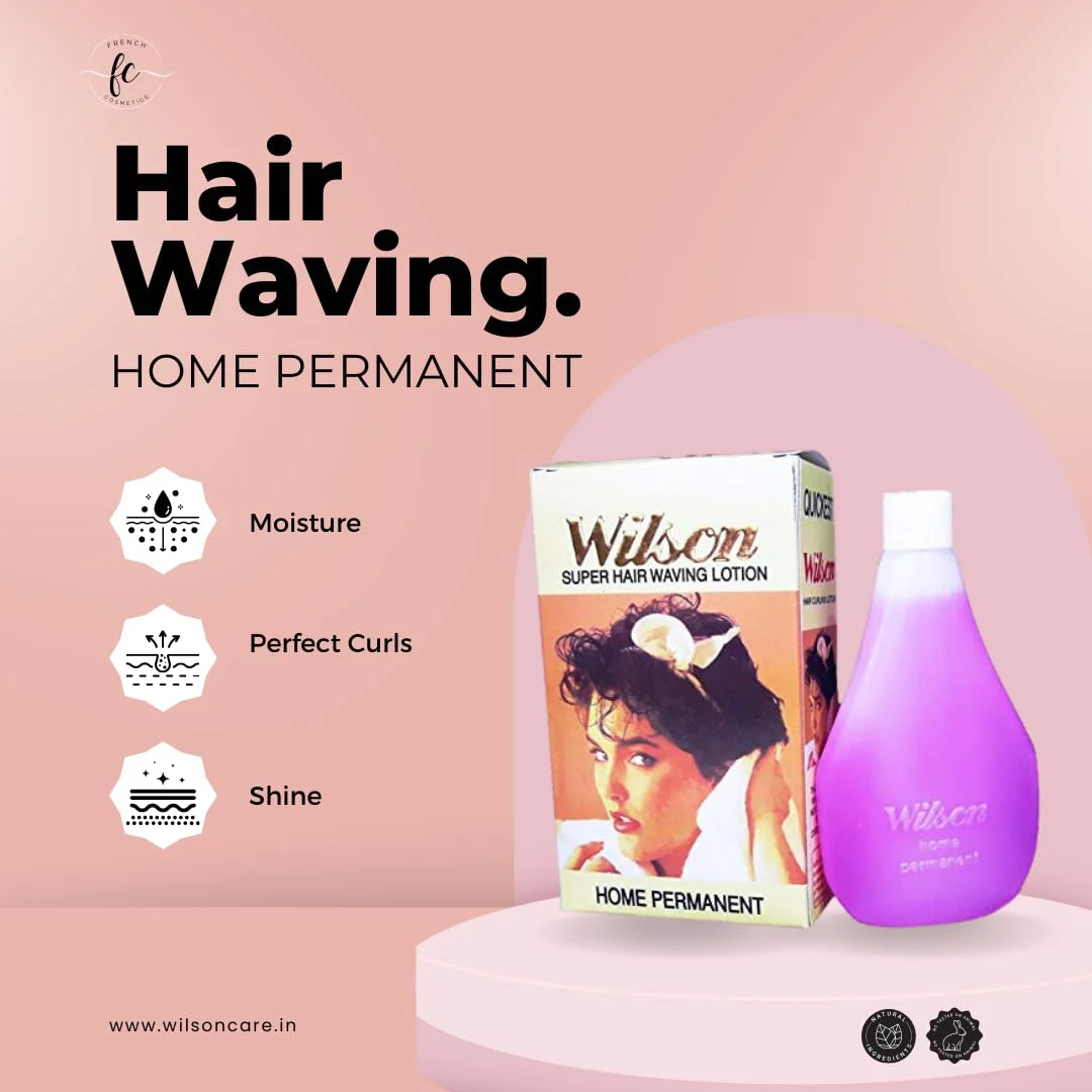 WILSON Super Hair Waving Lotion - Home Permanent (Baby Pink) - image 1