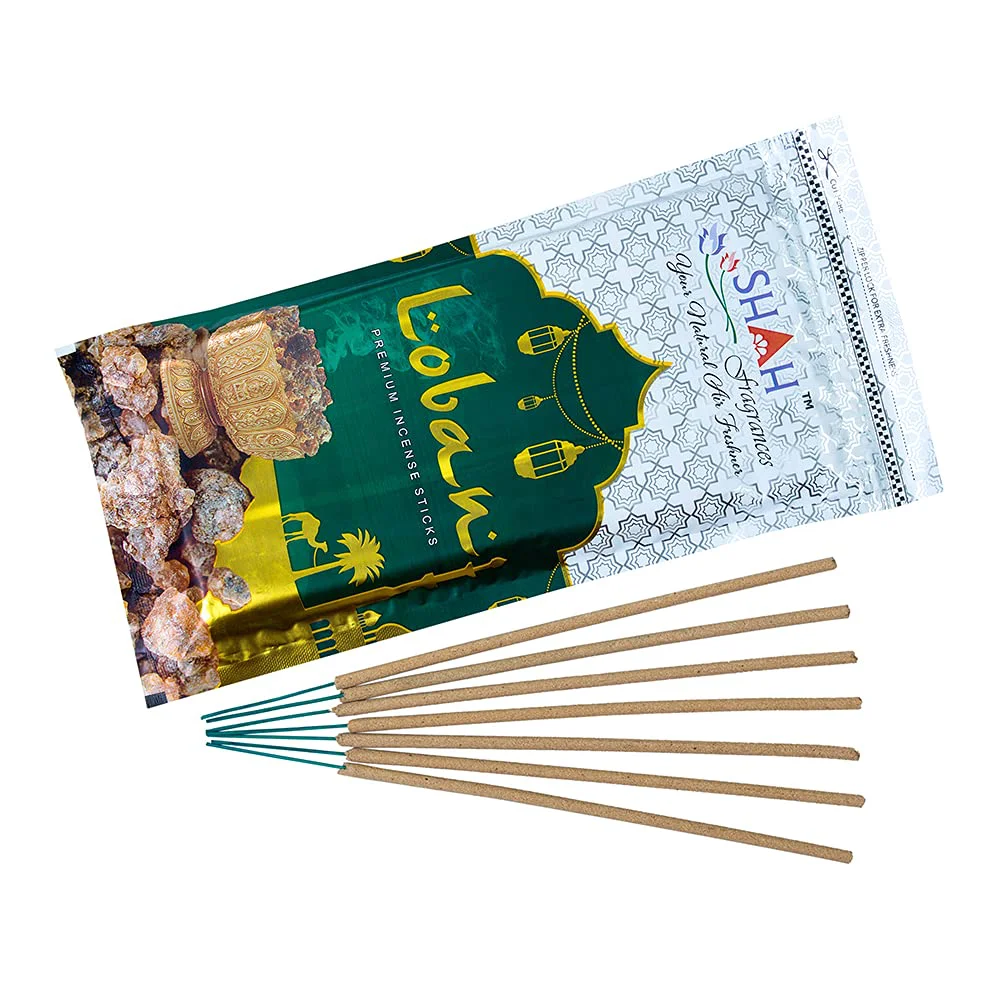 Shah fragrances Loban Zipper Incense Sticks (Pack of 3 * 130 Grams) - image 1