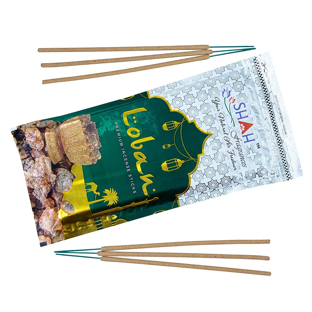 Shah fragrances Loban Zipper Incense Sticks (Pack of 3 * 130 Grams) - image 2