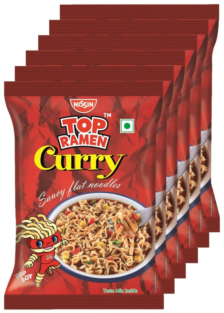Top ramen Curry Veg Noodles, 70 Gram (Pack of 6) - Vegetarian - image 2