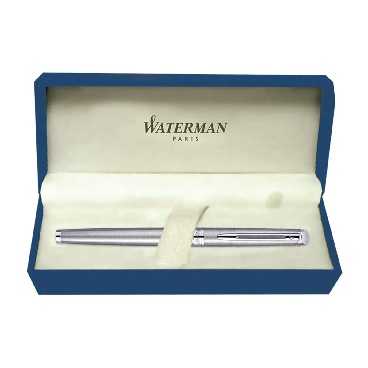 Waterman Hemisphere Ss Ct Roller Ball Pen - Blue - image 2