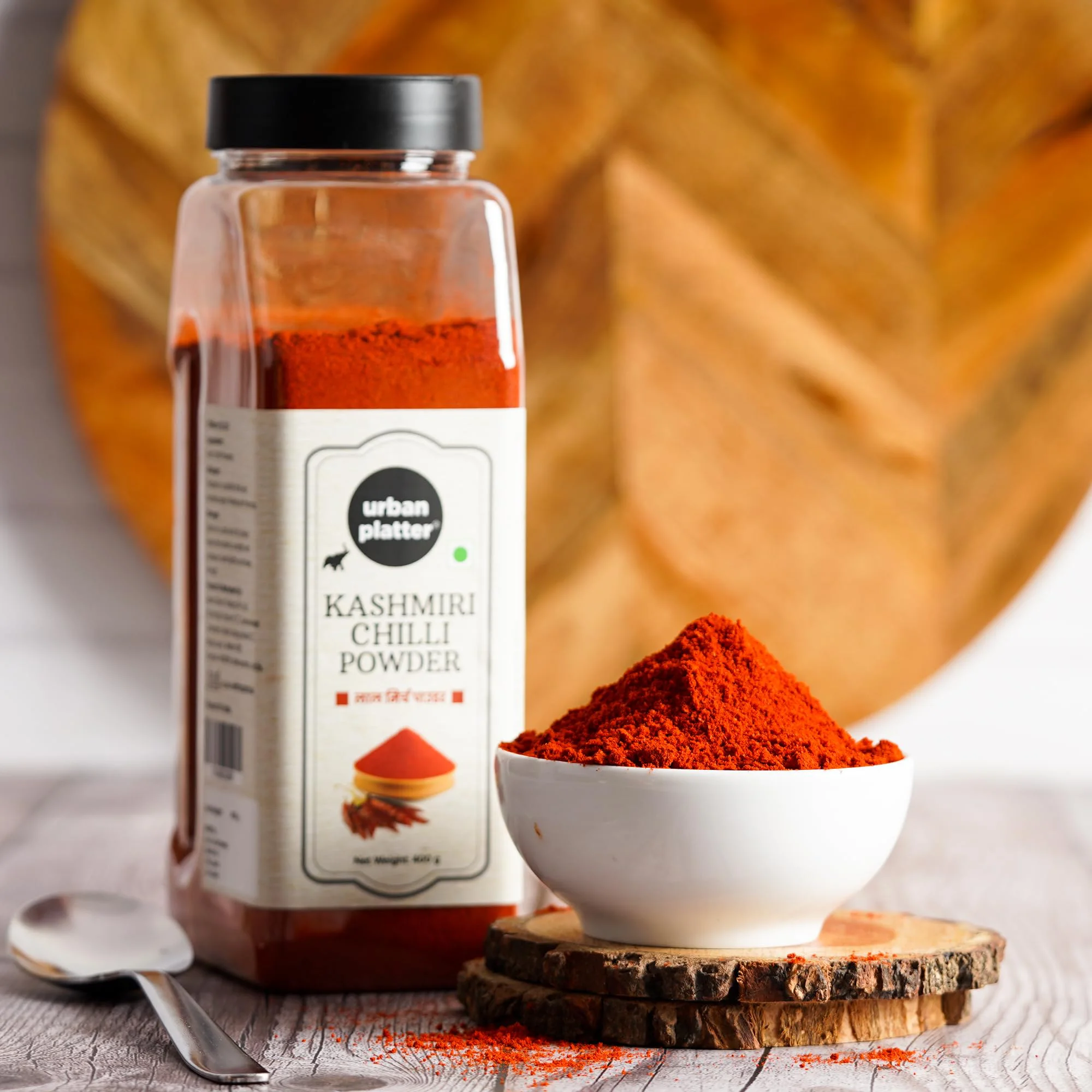 Urban Platter Kashmiri Red Chilli Powder, 400g | Medium Hot | Aromatic | Additive Free - image 1