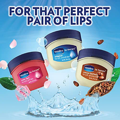 Vaseline Lip Therapy, (Clear, Original 0.25 oz) - Pack of 6 - image 1