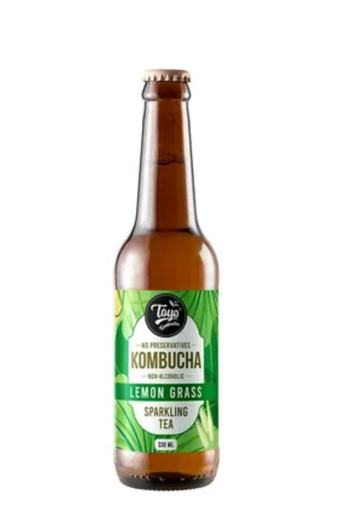 Toyo Kombucha Non-Alcoholic Sparkling Tea (Lemon Grass) - 330ML