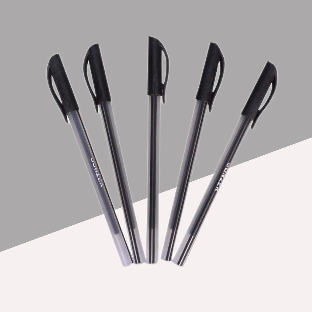 Use & Throw Ball Pen  – Black ( Pack of 5 )