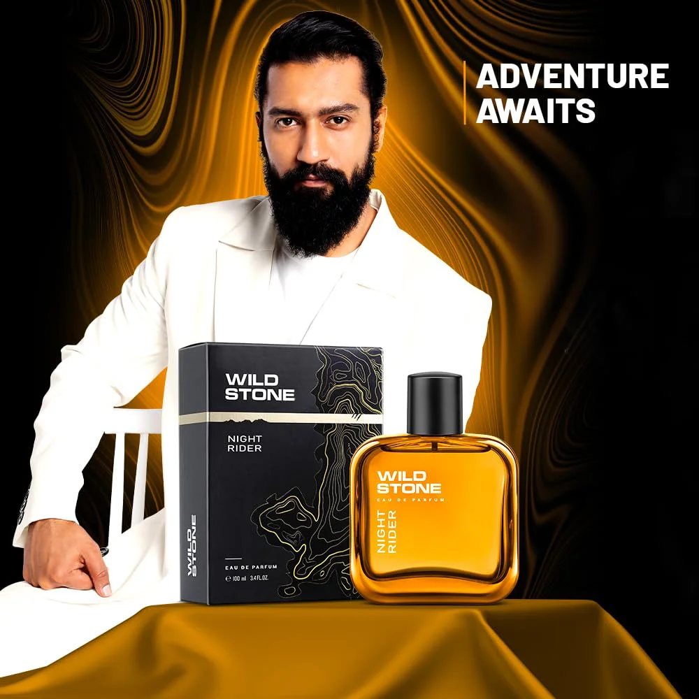 Wild Stone Night Rider Long Lasting Eau de Parfum for Men,100ml - image 1