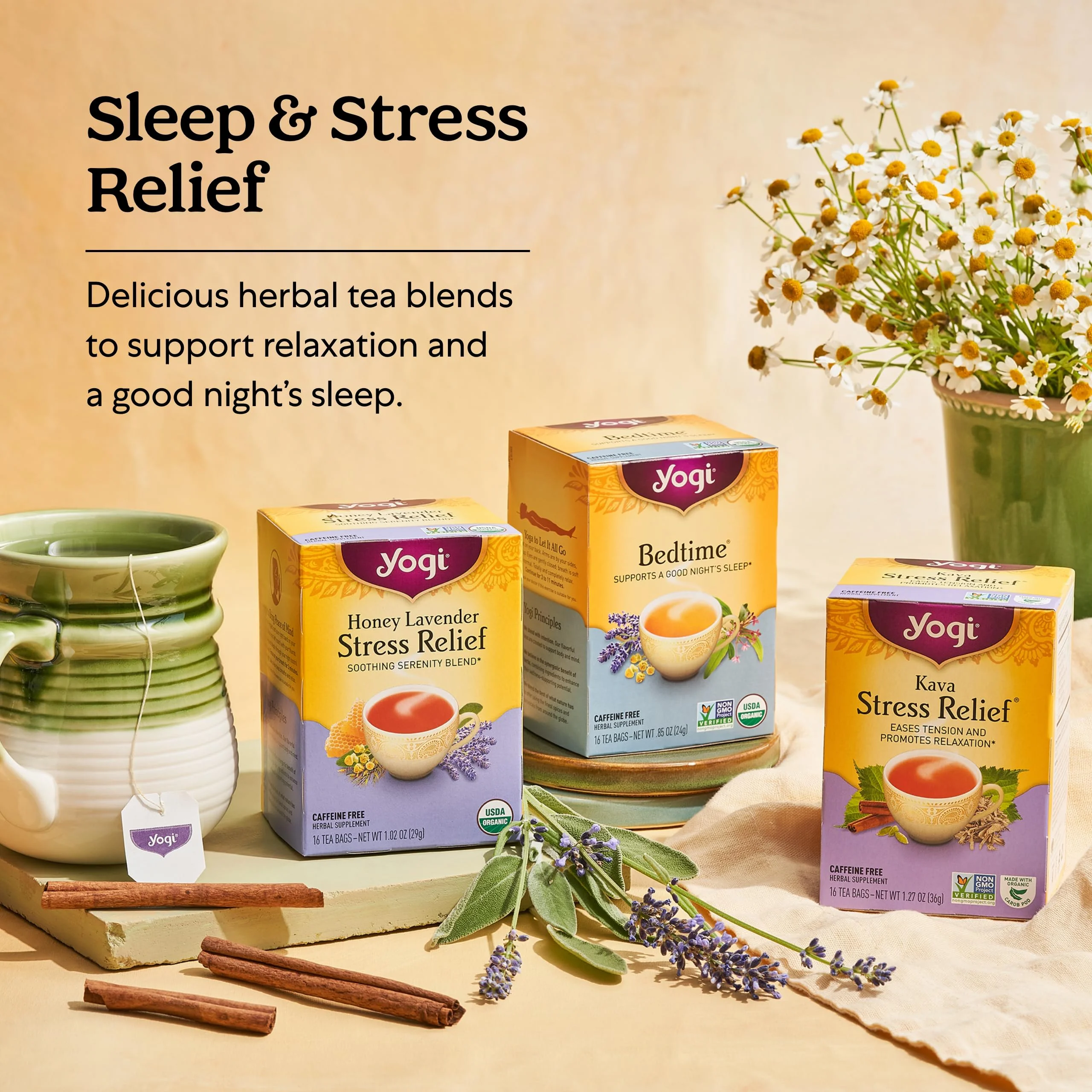 Yogi Bedtime Tea, 16 Tea Bags (Pack of 6) - image 2