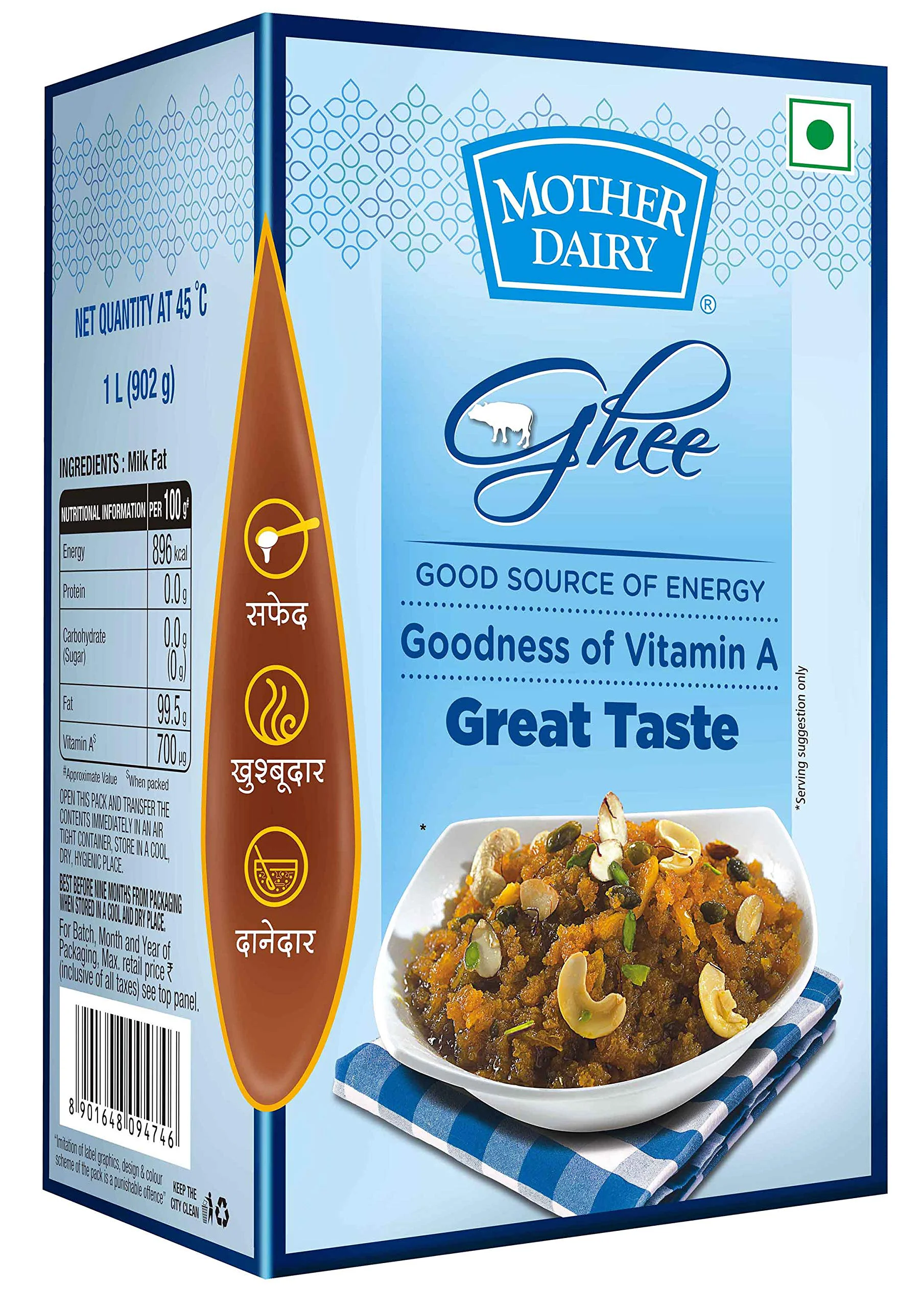 Mother Dairy Pure Healthy Ghee, 1L - image 1