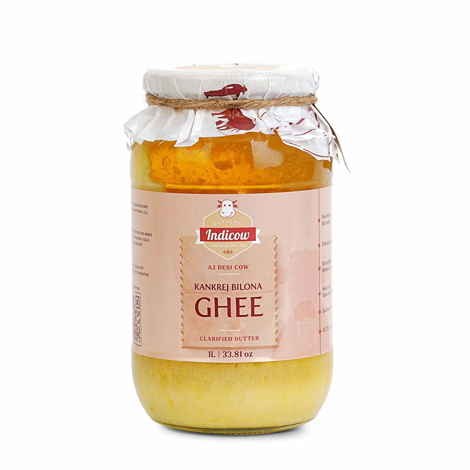Indicow Foods Vedic Bilona A2 Cow Ghee - 1L - image 2