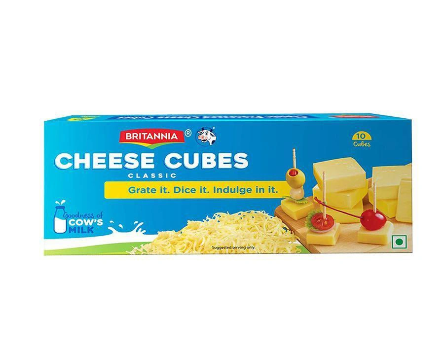 Britannia Cheese Cubes, 200 g (10 Cubes x 20 g Each) - image 1