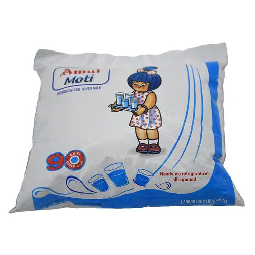 Amul Moti - Homogenised Toned Milk, 450 ml - image 2