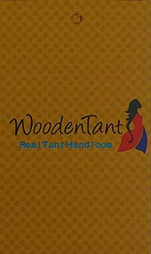 WoodenTant women’s cotton silk dhakai jamdani saree without blouse piece_Black - image 1