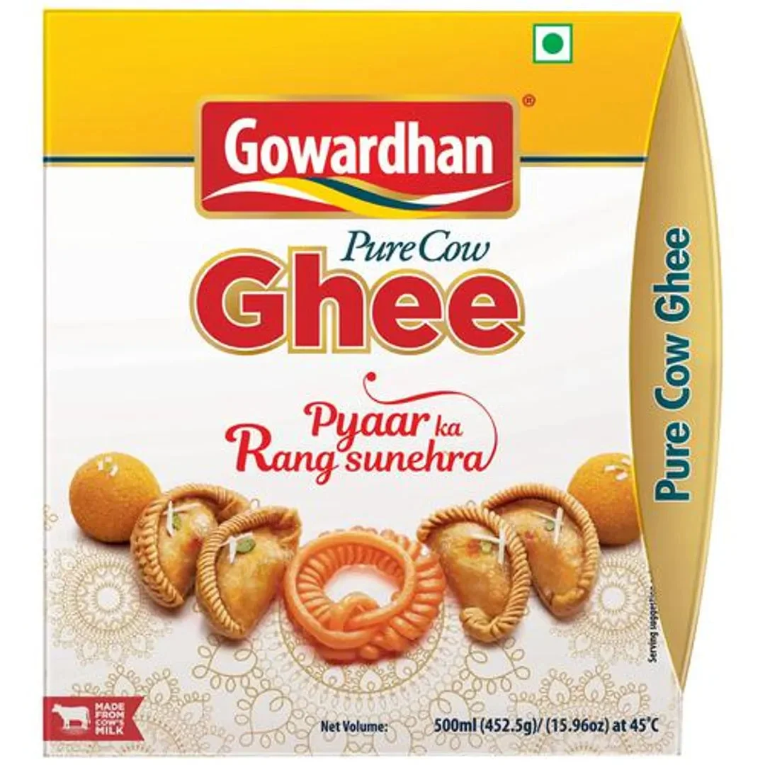 Gowardhan Pure Cow Ghee - Rich In Vitamin A & E, 500 ml - image 2