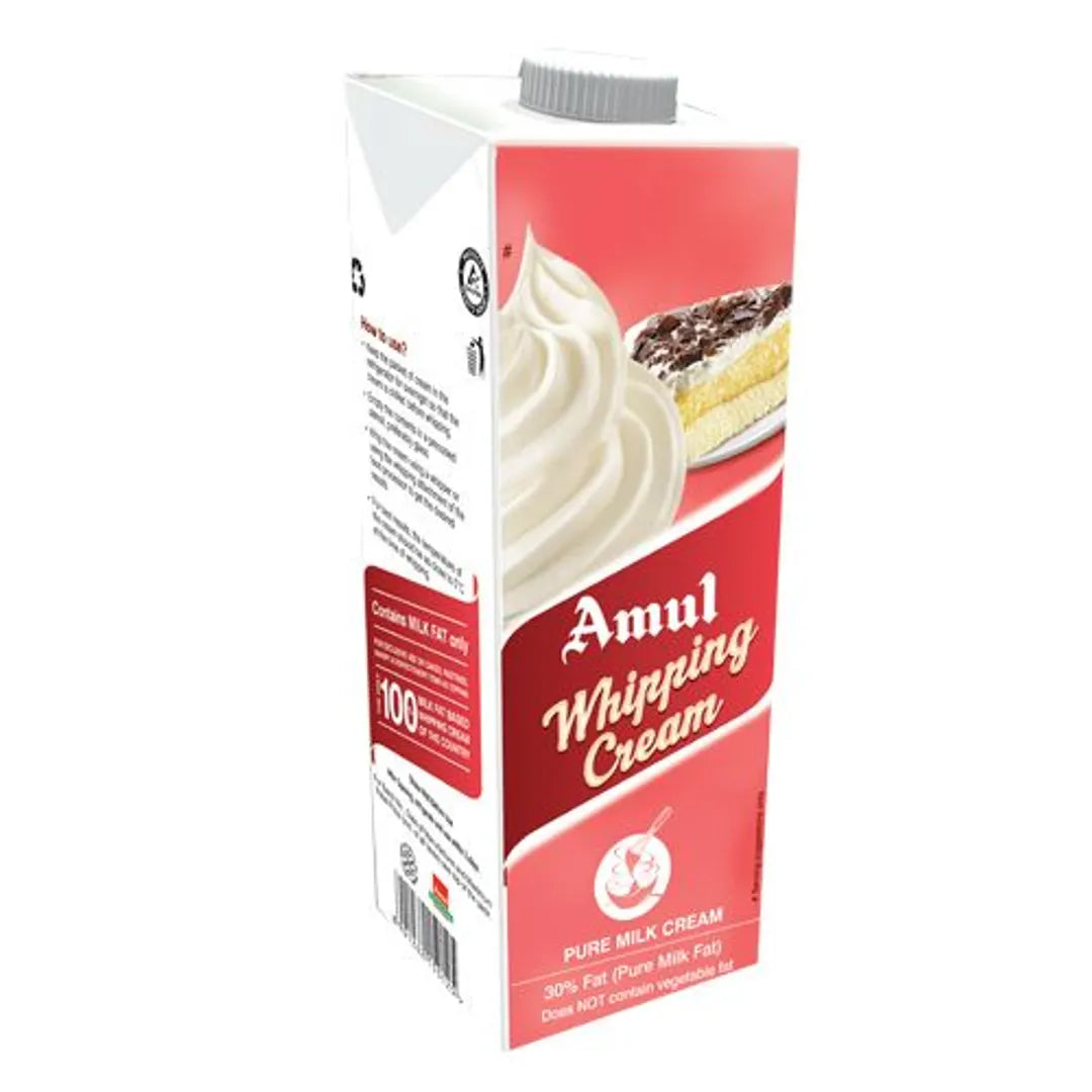 Amul Whipping Cream, 1 L Carton - image 1